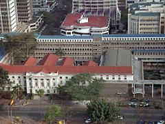 11C Nairobi City Hall Close Up From Kenyatta Centre Observation Deck In Nairobi Kenya In October 2000